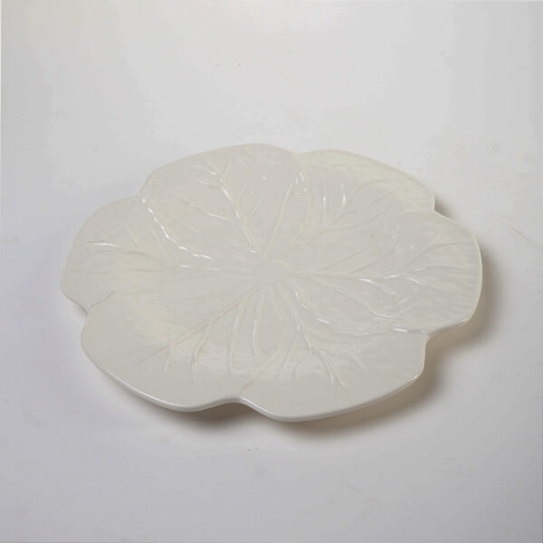 Wholesale Ceramic Plate with Cabbage Series Relief Patterns, Custom Restraunt Dinnerware - Image 3