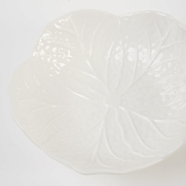 Wholesale Ceramic Plate with Cabbage Series Relief Patterns, Custom Restraunt Dinnerware - Image 4