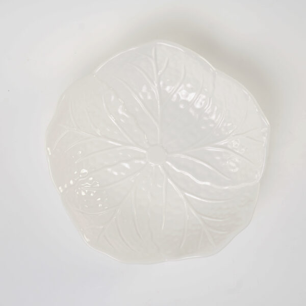 Wholesale Ceramic Plate with Cabbage Series Relief Patterns, Custom Restraunt Dinnerware - Image 3